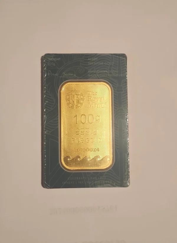 GOLD bullion The Royal Mint 100g