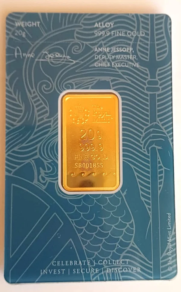 GOLD bullion Brand "The Royal Mint" 20g