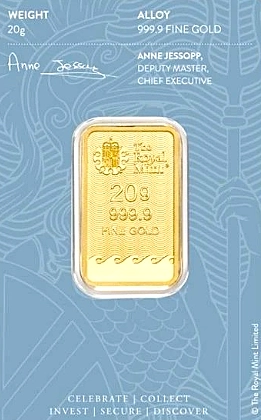 GOLD bullion Brand "The Royal Mint" 20g