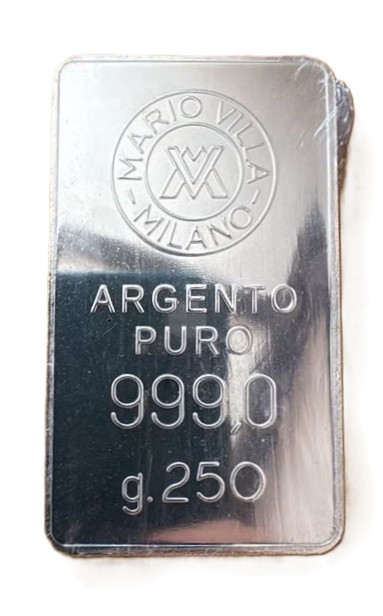Mario Villa Milano Silver bar 250 g