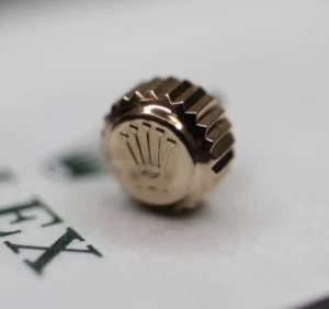 Gold crown for watches Rolex, model 703