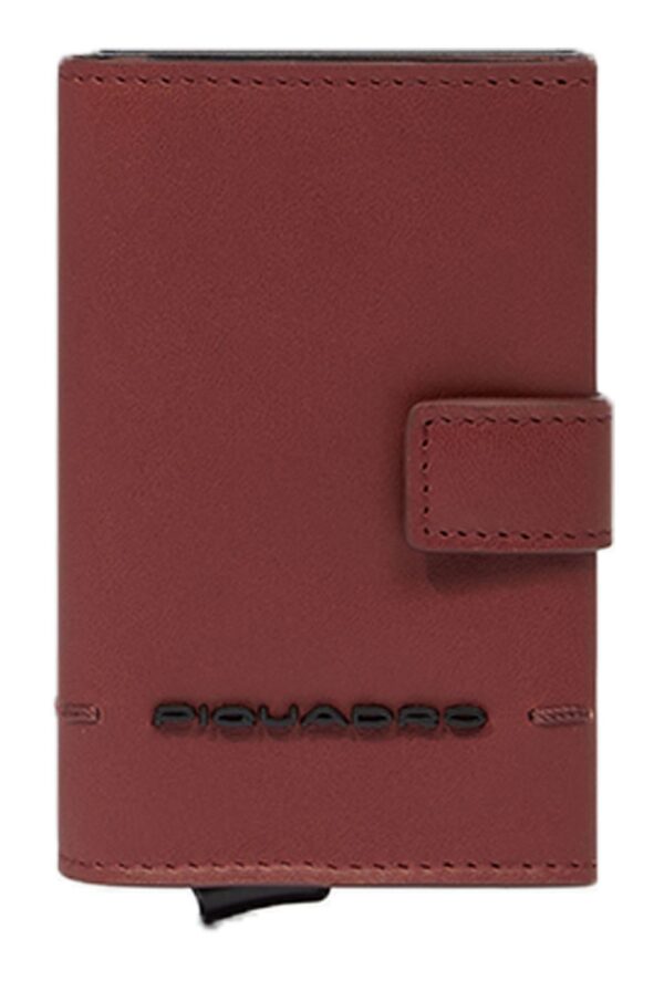 PQ1R PIQUADRO LEATHER WALLET
