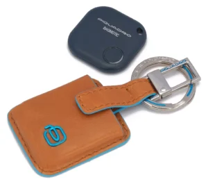 PIQUADRO Blue Square Key Holder With CONNEQU