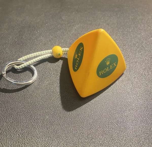 Yellow Rolex Floating Buoy Keychain