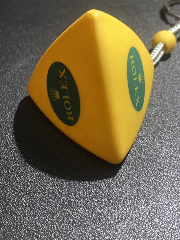 Yellow Rolex Floating Buoy Keychain