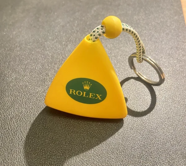 Yellow Rolex Floating Buoy Keychain