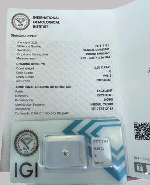 Diamant 0,30 Ct